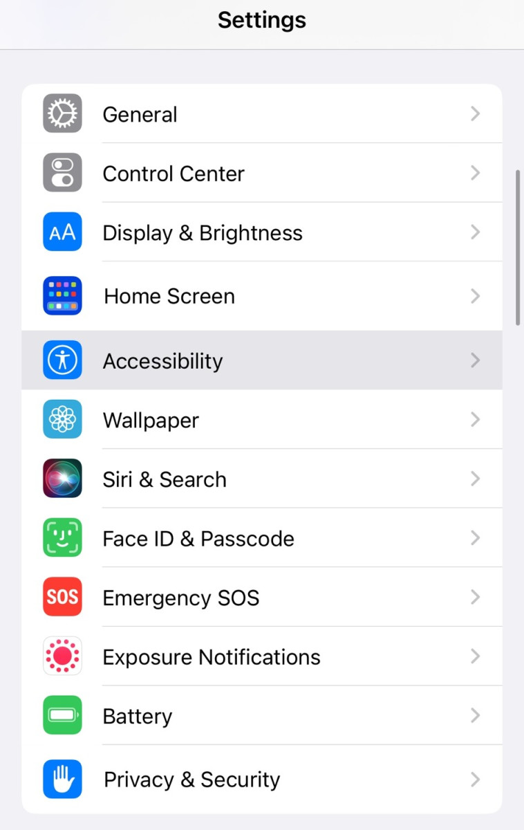 הפעלת רעשי הרקע באייפון