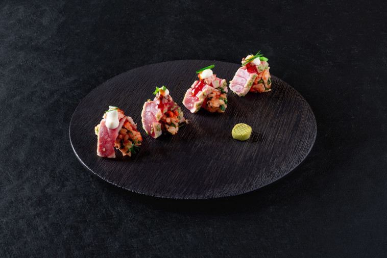 טמארי טונה וכבד אווז במסעדת מינה טומיי