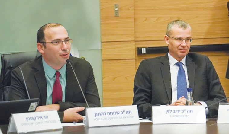 לוין ורוטמן בדיון בוועדת החוקה