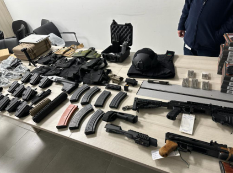 אמצעי הנשק שנתפסו במזרח ירושלים 