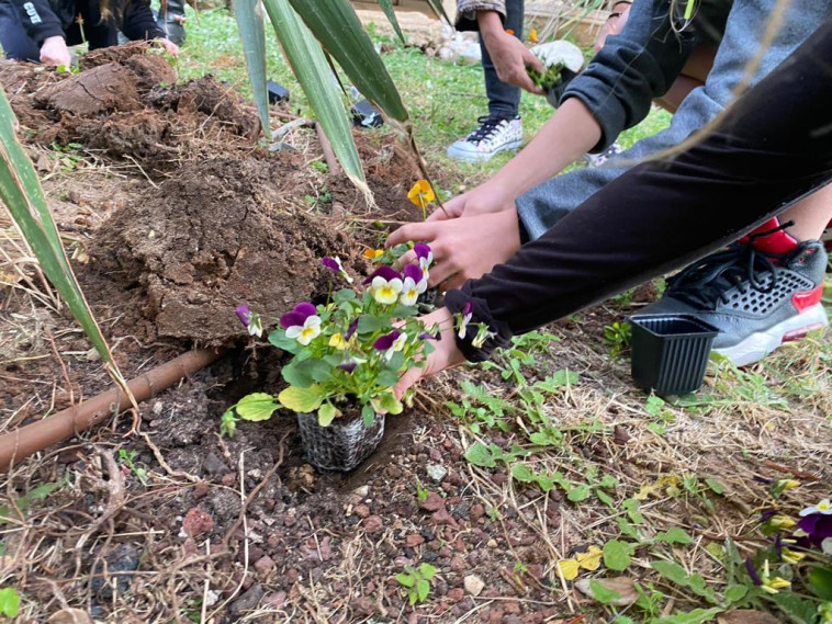 ט''ו בשבט בתל אביב. רון בלב ואת ביד