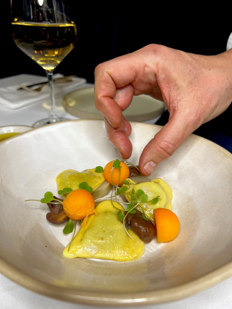 לבבות רביולי במילוי אסאדו בקר, מנה סופר טעימה וסופר רומנטית