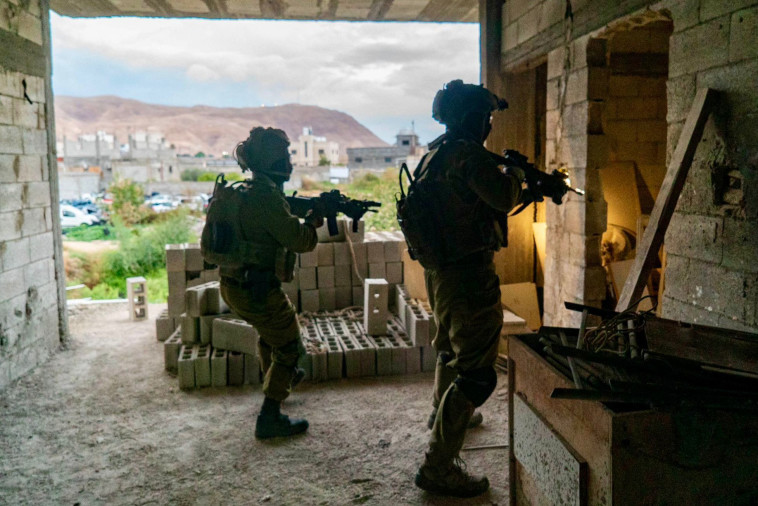 כוחות צה''ל בפעילות ביריחו (צילום: דובר צה''ל)