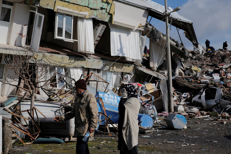 רעידת אדמה בטורקיה (צילום: REUTERS/Dilara Senkaya)