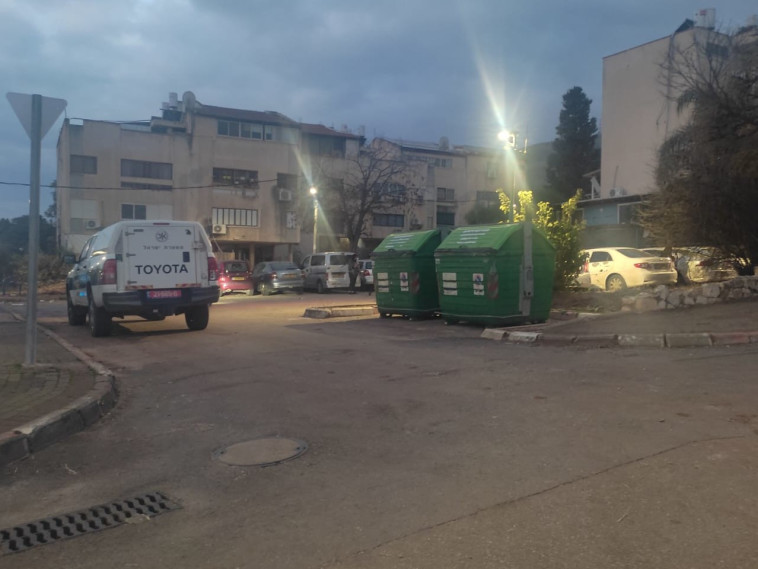 זירת האירוע בחצור הגלילית