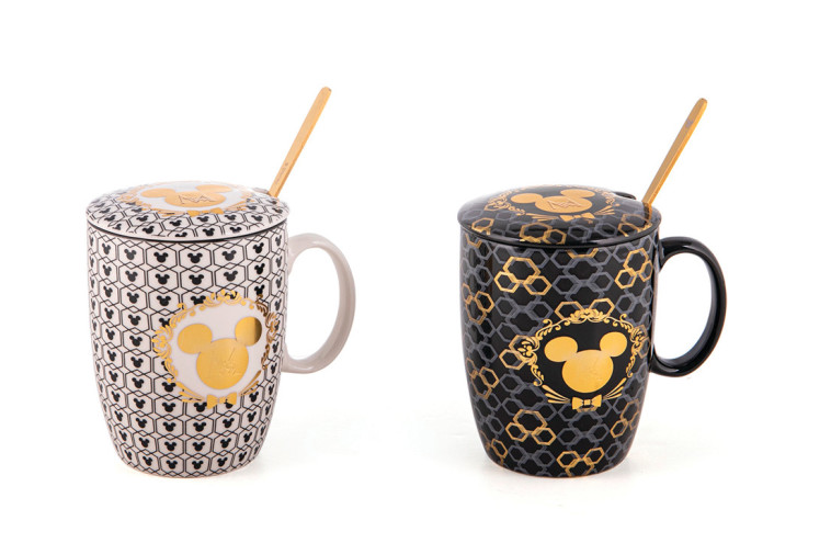 דיסני הום זוג מאגים עם מכסה וכפית 149.9 שקלים