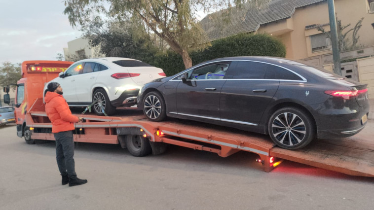 רכבי היוקרה שנתפסו בפרשת השחיתות במשרד הביטחון