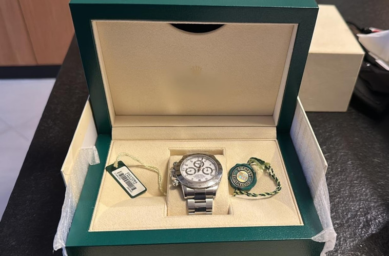 שעוני היוקרה שנתפסו בפרשת השחיתות במשרד הביטחון