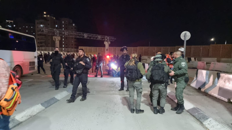 זירת פיגוע הירי במחסום שועפאט