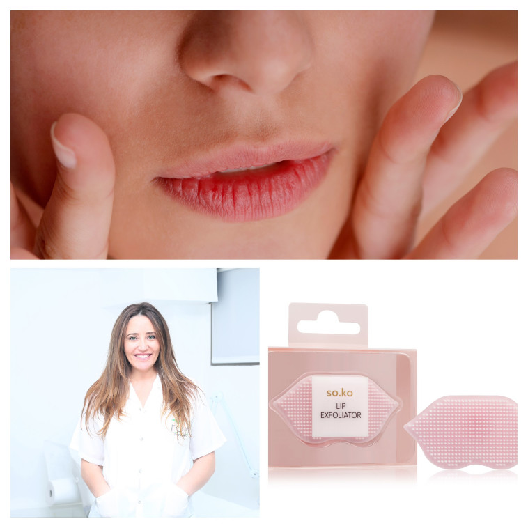 SO.KO מברשת פילינג לשפתיים. 9.90 שקלים בסופר-פארם. למטה: פולה בליק