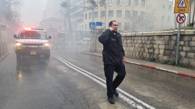 שריפה במרכז ירושלים