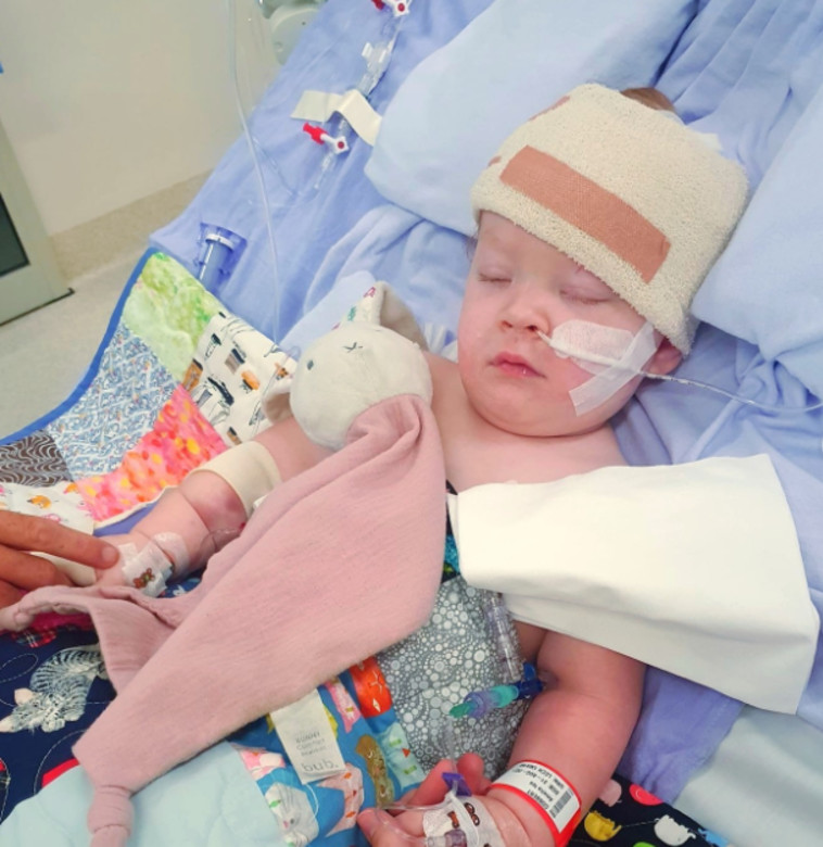 מילי, הועברה לניתוח חירום לאחר שהתגלה דימום מוחי