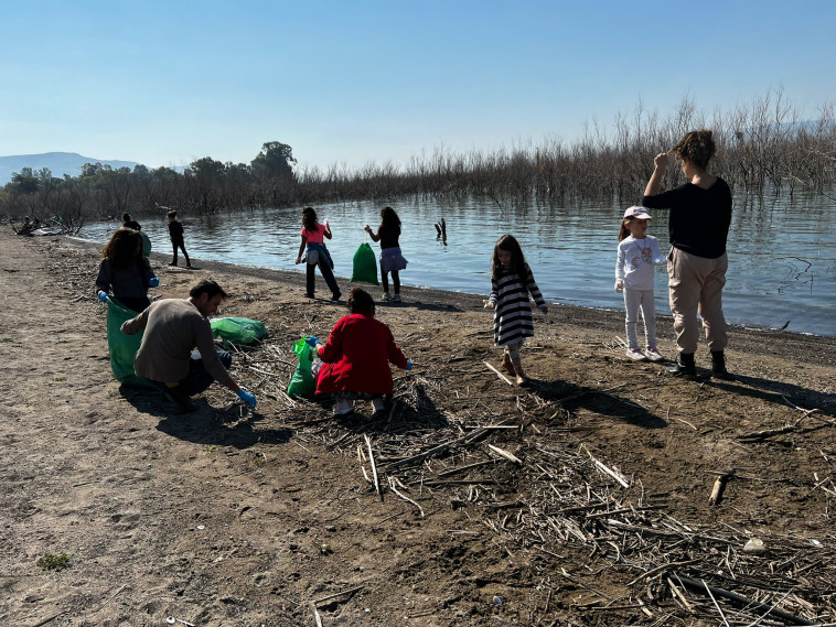 מנקים את שמורת הבטחה מנזקי הסופה