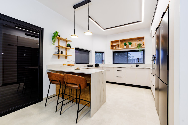 המטבח שעיצבה שלומית שתיוי