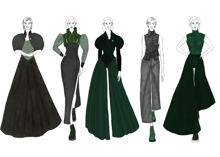 קולקציית ''פורטרט נשי חדש'' של רון שחר במסגרת הקורס From A to Z בשנקר