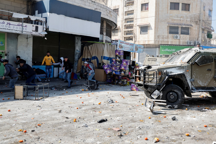 כוחות צה''ל בפעילות ביטחונית בשכם