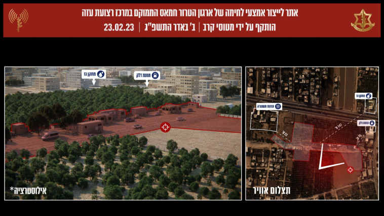 תקיפת צה''ל בעזה 23.2.23