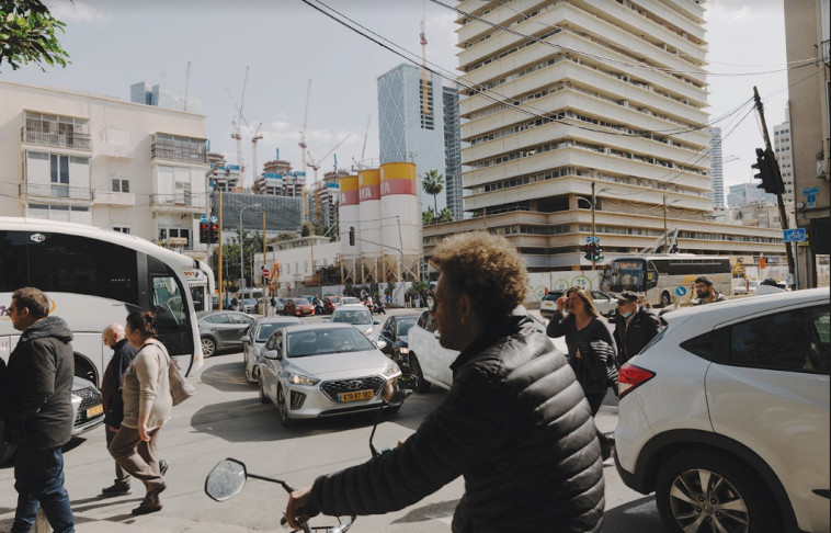 פקק בתל אביב