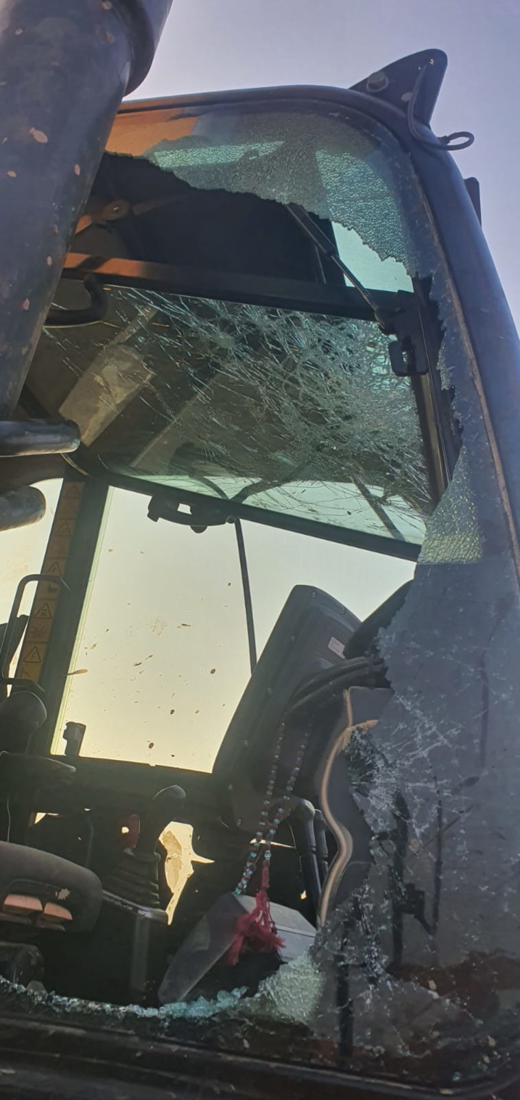 אחד מכלי העבודה שהושחת