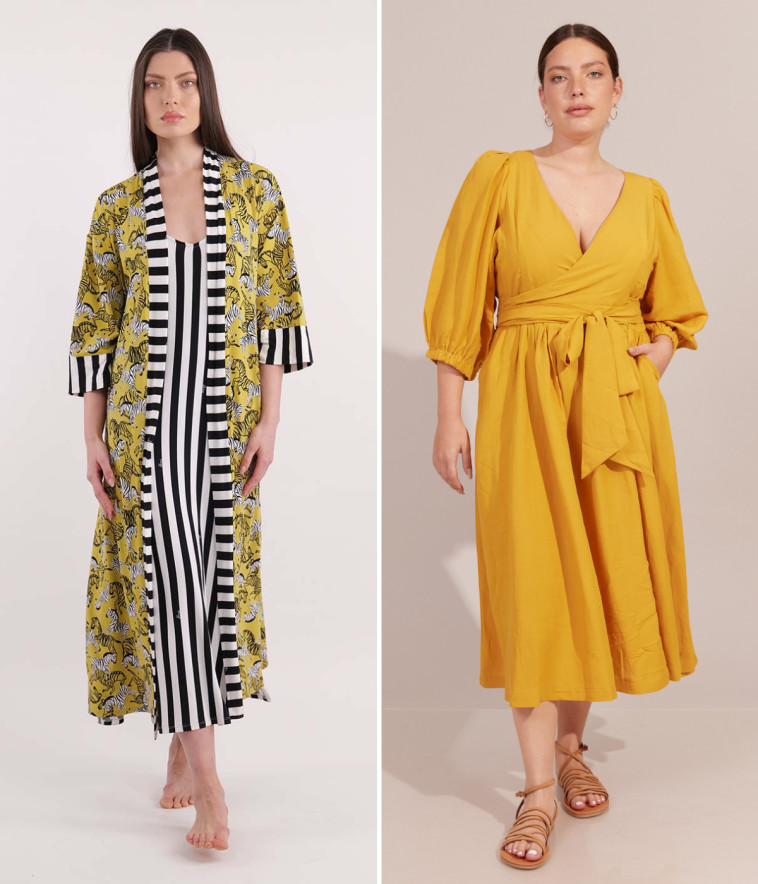 שמלה של גלר, משמאל חלוק של JACK KUBA 