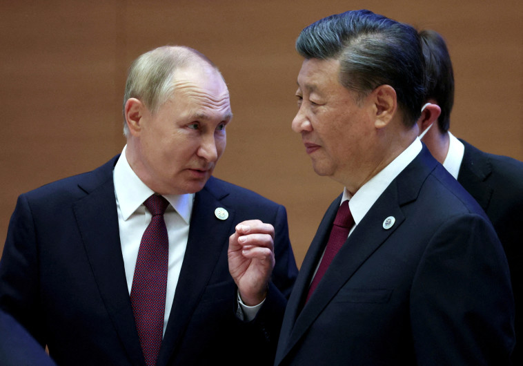 נשיא רוסיה ולדימיר פוטין ונשיא סין שי ג'ינפינג  (צילום: Sputnik/Sergey Bobylev/Pool VIA REUTERS)