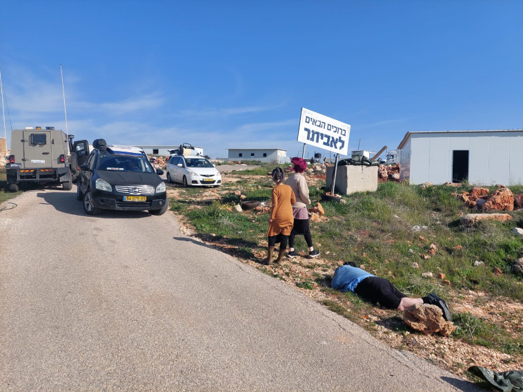 כוחות הביטחון הגיעו לפנות את אביתר