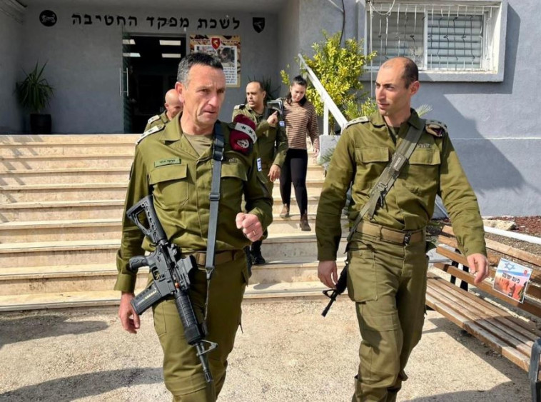 הרמטכ''ל הרצי הלוי בבקעה 