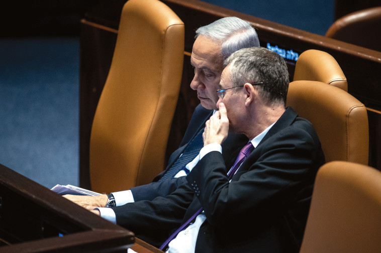 יריב לוין ובנימין נתניהו