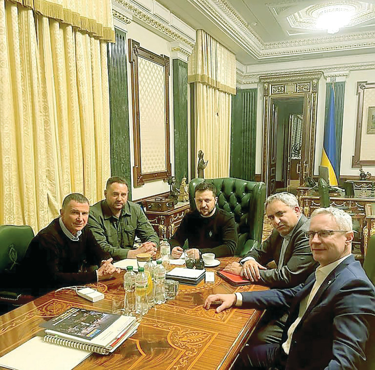 זאב אלקין, ביקור אוקראינה