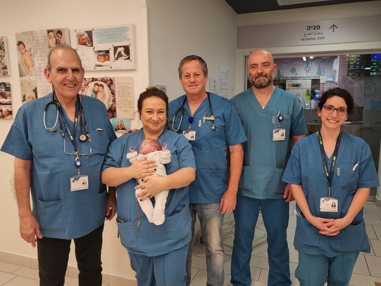 הפגה שנולדה בבית החולים אסותא אשדוד