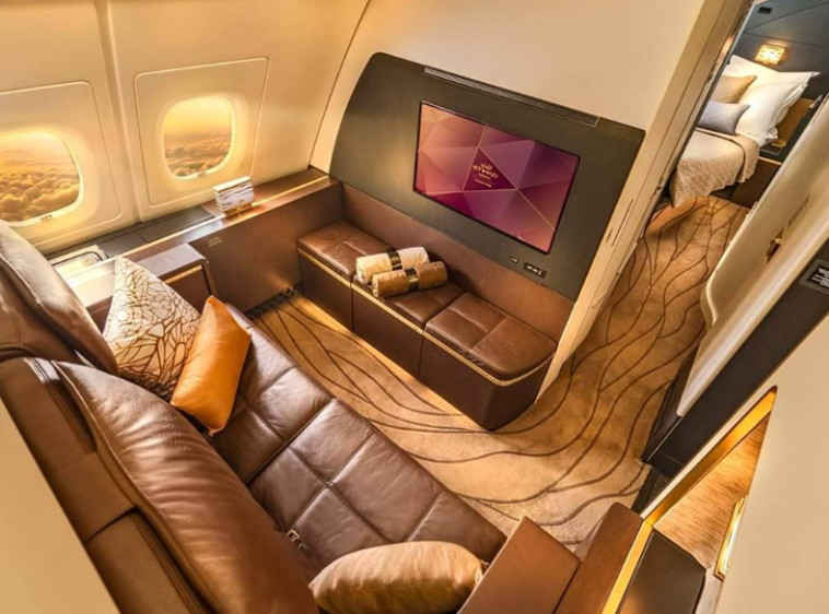 הסוויטה במחלקה הראשונה של איתיחאד איירווייס