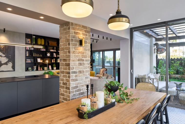 דירת גן בכוכב הצפון. עיצוב דנה שבדרון