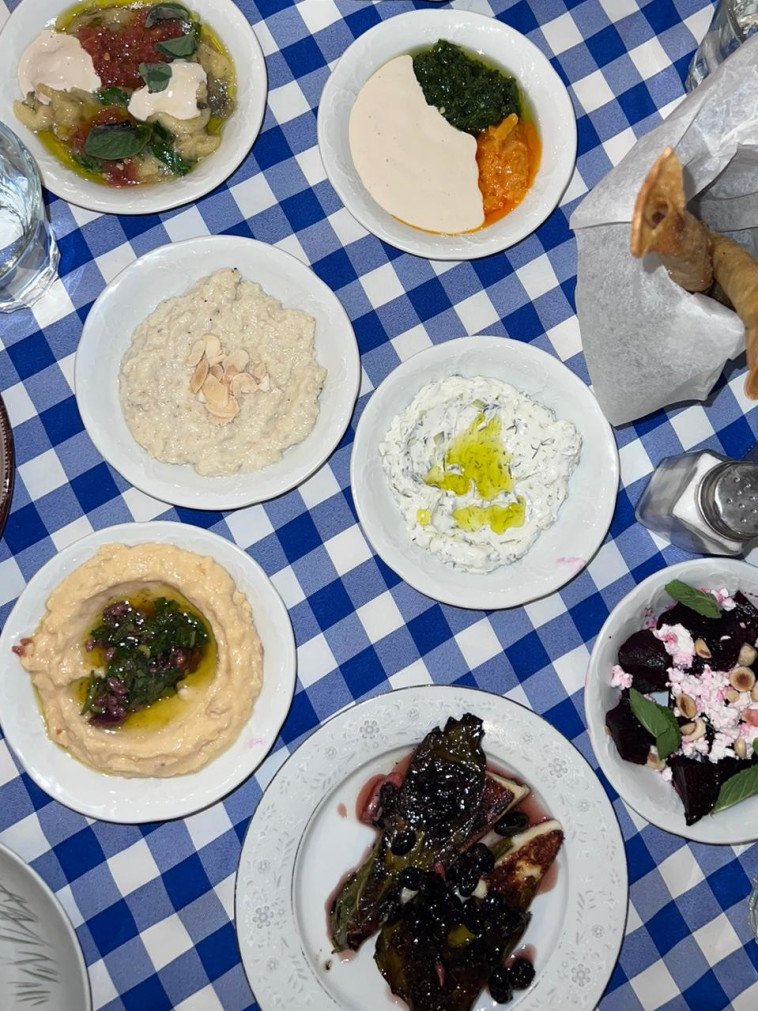 ''כמו שאז ביוון'', מנות ראשונות במסעדת ''זואי'' היוונית (צילום: מעריב אונליין)