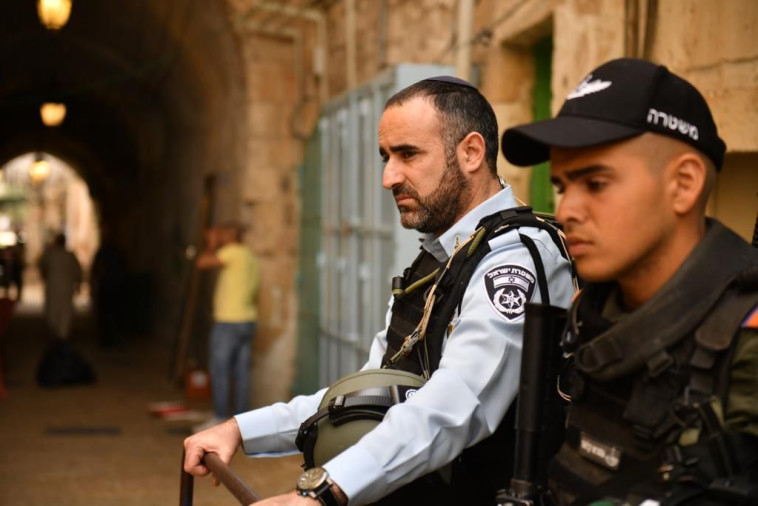היערכות המשטרה בירושלים לקראת הרמדאן (צילום: דוברות המשטרה)