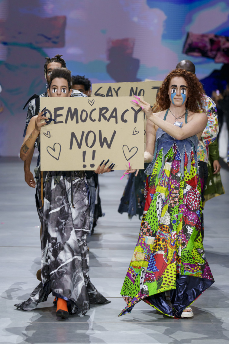 תצוגת האופנה של דוד וקסלר בשבוע האופנה קורנית FAC תל אביב 2023