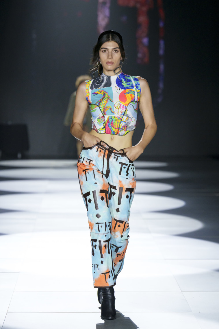התצוגה של דוד וקסלר בשבוע האופנה קורנית FAC תל אביב 2023 (צילום: Haydon Perrior @haydonperrior)