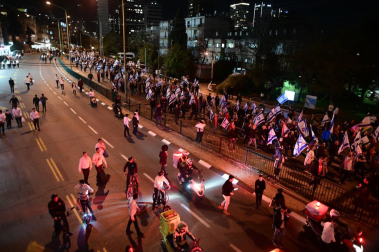 המחאה נגד הרפורמה המשפטית בבני ברק