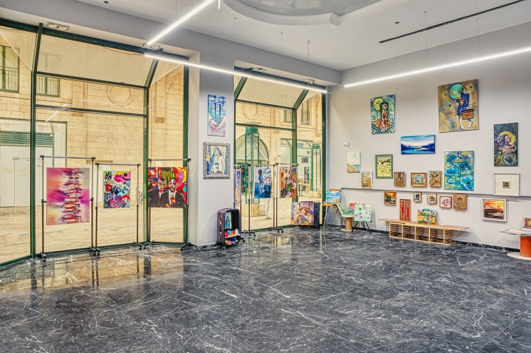 הגלריה החדשה של יוניטי ארט בחצרות יפו (צילום: אלכס דונין)