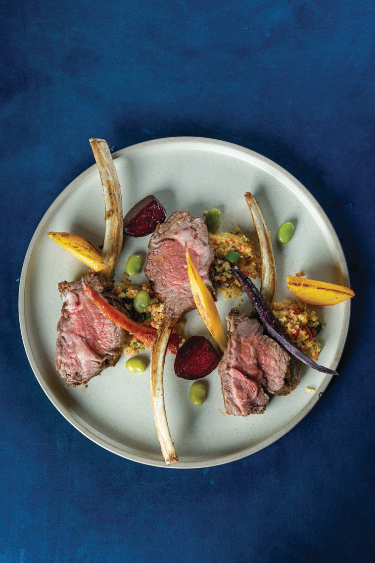 צלעות טלה מסעדת הפאלאס