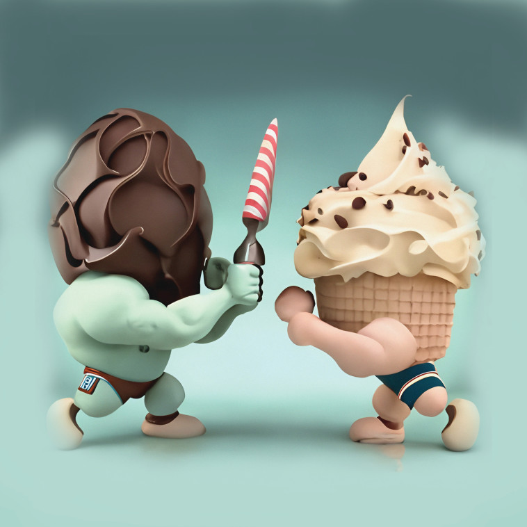 קמפיין בינה מלאכותית של גלידה אמיליה. משרד יח&quot;צ לימור כרסנטי