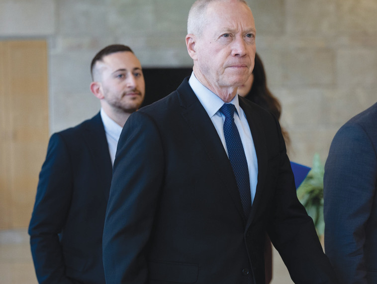 שר הביטחון יואב גלנט