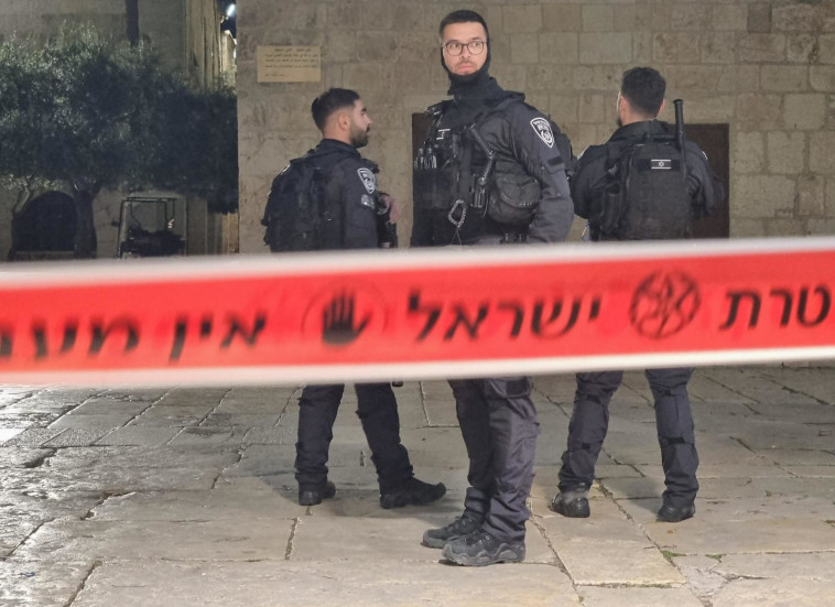 זירת הפיגוע בעיר העתיקה