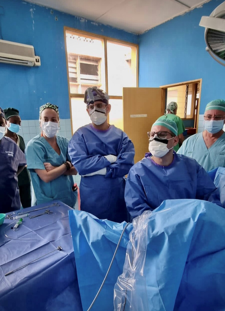 ''המטרה הייתה לבנות את בילינסון באפריקה'', חדר הניתוחים שהוקם