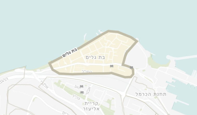 שכונת בת גלים, חיפה (צילום: מתוך אתר מדלן)