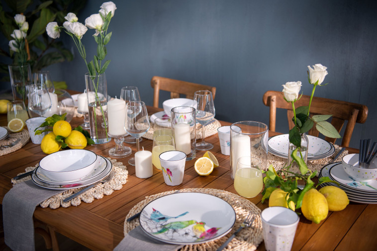 נעמן סדרת כלי הגשה ממלמין. 18-48 ש''ח 