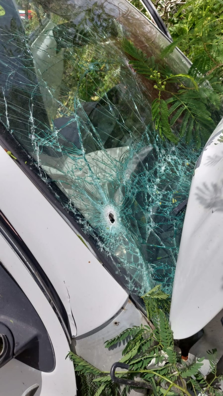 תיעוד הרכב שנפגע