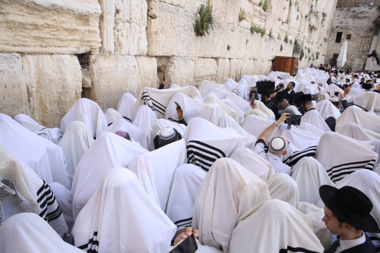 ברכת הכוהנים בכותל המערבי