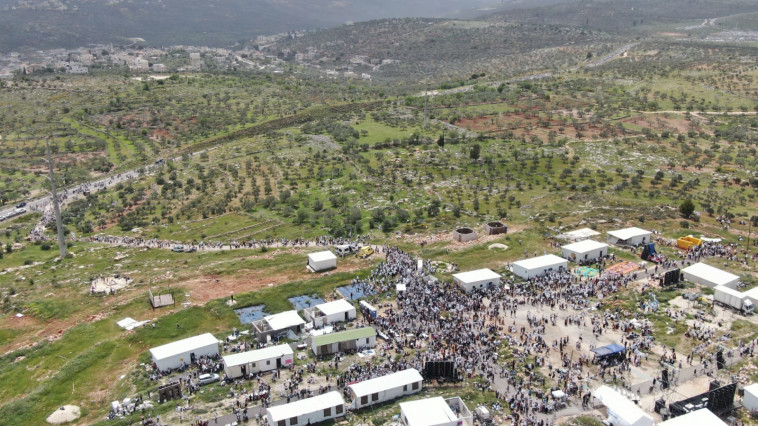 הצעדה למאחז אביתר (צילום:  עזרי טובי, מועצה אזורית שומרון)