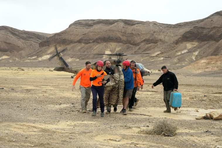 חילוץ הנעדרת בנחל ציחור