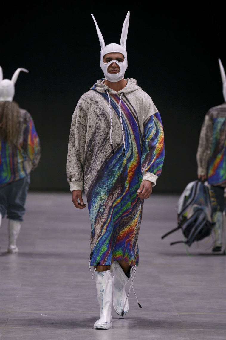 מתוך תצוגת האופנה של JOR-D בשבוע האופנה קורנית FAC 2023 תל אביב